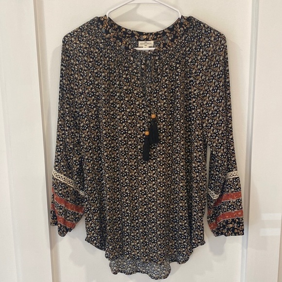 MASON & BELLE Caseey tassel boho blouse - Picture 1 of 10